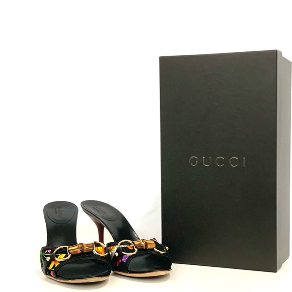 Gucci Shoes - Gucci Floral heel size 6.5